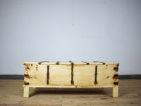 Vintage Rustic Wooden Chest Box Coffee Table