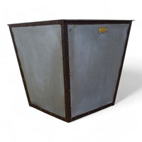 MILLWARDS® XL Handmade Vintage Style Galvanised Riveted Square Planter - 60 cm