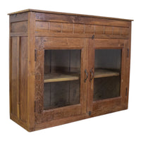 Vintage Wooden Rustic Cupboard Cabinet