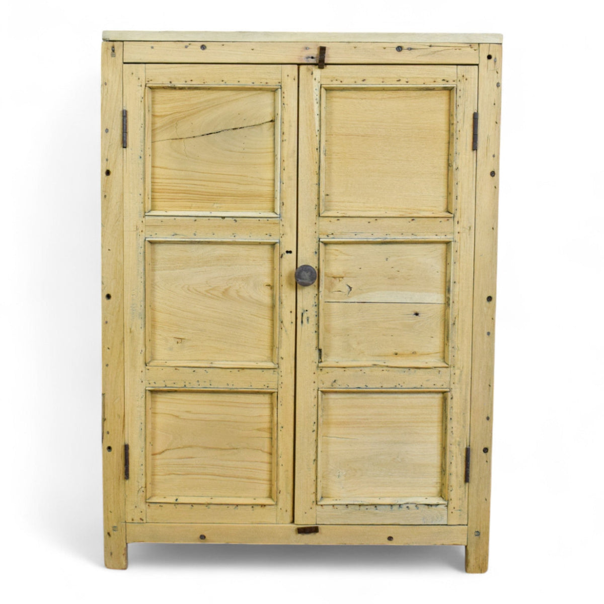 Vintage Rustic Bleached Kitchen Bathroom Cupboard Cabinet Storage