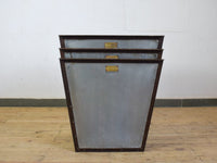MILLWARDS® XL Handmade Vintage Style Galvanised Riveted Square Planter - 60 cm