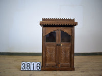 Vintage Wooden Indian Cupboard Cabinet