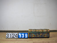 Vintage Indian Hand Painted Metal Travel Trunk Chest