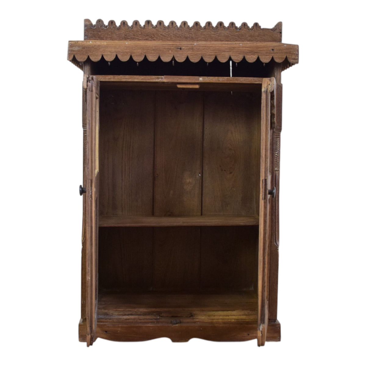 Vintage Wooden Indian Cupboard Cabinet