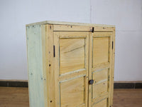 Vintage Rustic Bleached Kitchen Bathroom Cupboard Cabinet Storage