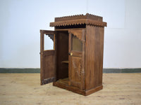 Vintage Wooden Indian Cupboard Cabinet