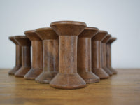 Set of 10 Vintage Wooden Bobbins Bobbin Reels