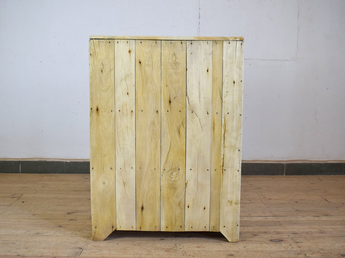 Vintage Rustic Bleached Kitchen Bathroom Cupboard Cabinet Storage