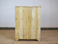 Vintage Rustic Bleached Kitchen Bathroom Cupboard Cabinet Storage