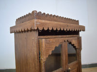 Vintage Wooden Indian Cupboard Cabinet