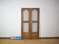 Pair of Antique Vintage Indian Doors Shutters