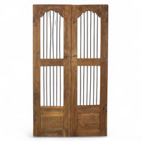 Pair of Antique Vintage Indian Doors Shutters