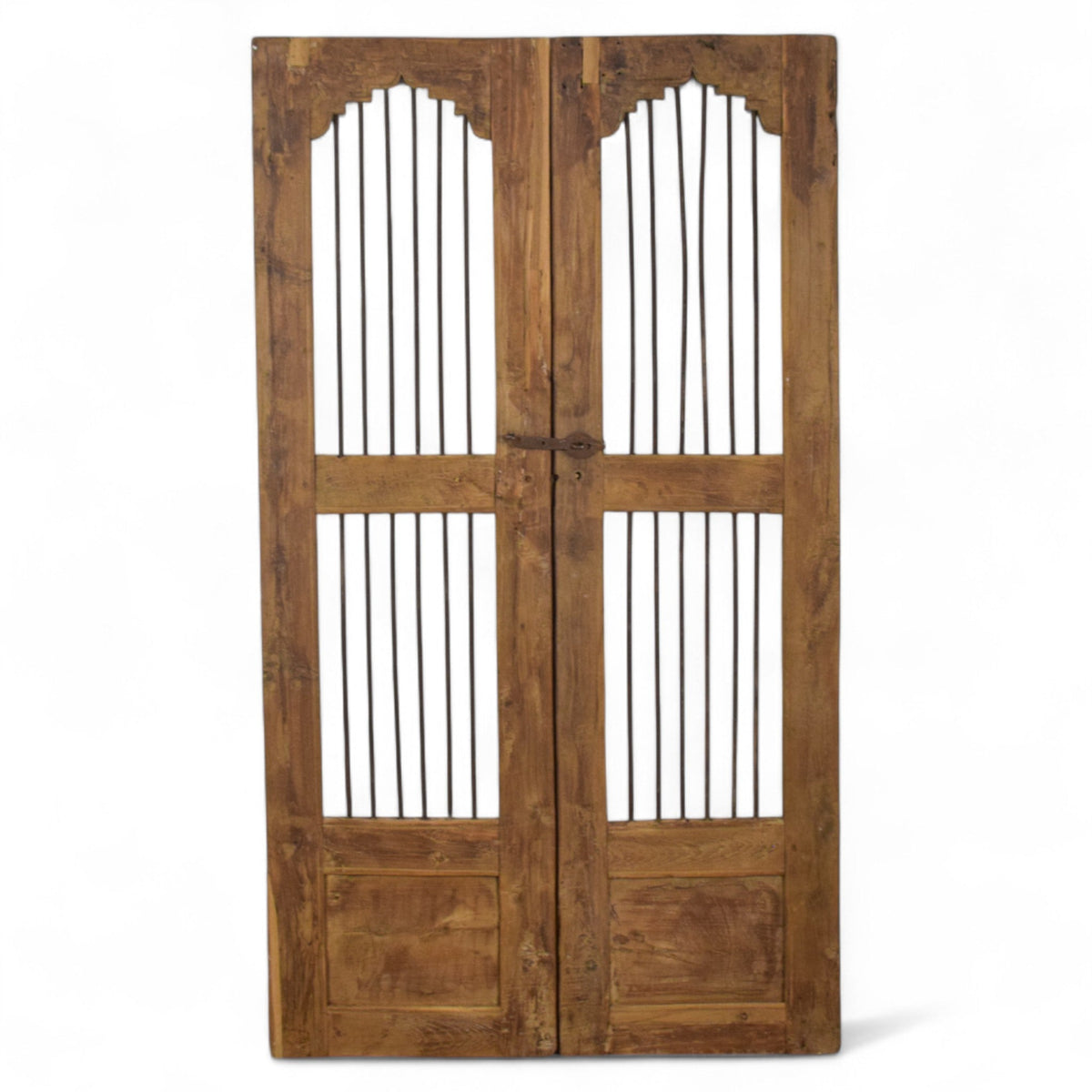 Pair of Antique Vintage Indian Doors Shutters