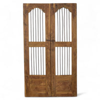 Pair of Antique Vintage Indian Doors Shutters