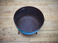 Pair of Vintage Dolly Tub Planets on Iron Stands