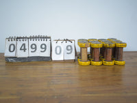 Set of 10 Vintage Wooden Bobbins Bobbin Reels