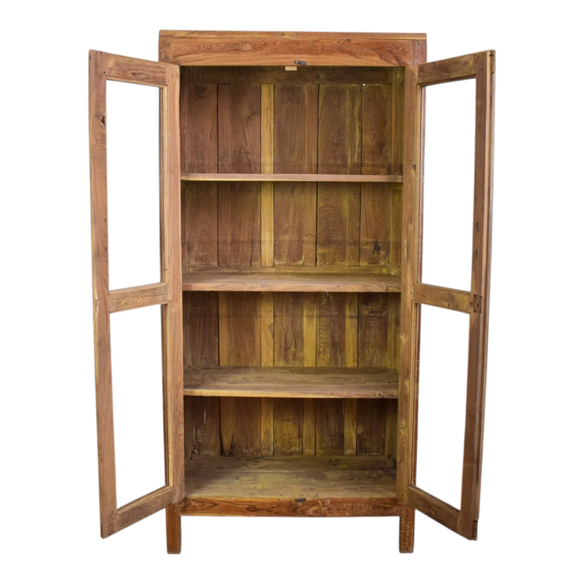 Vintage Rustic Wooden Cupboard Cabinet