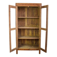 Vintage Rustic Wooden Cupboard Cabinet
