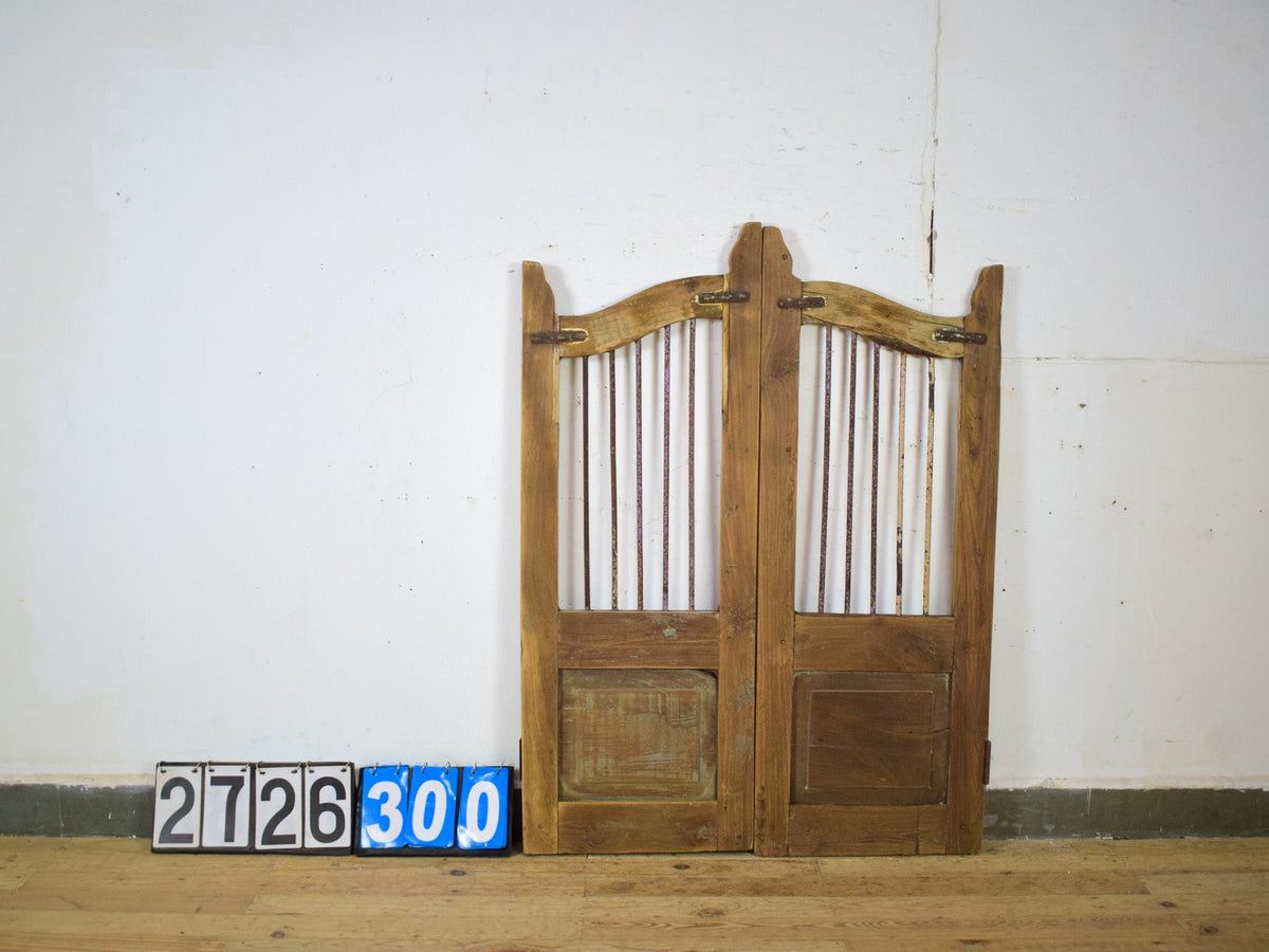Pair of Vintage Indian Garden Dog Gates