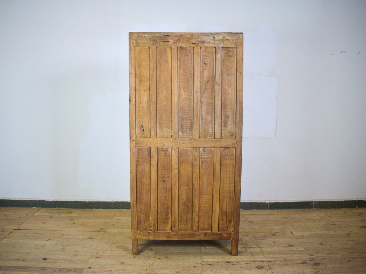 Vintage Rustic Wooden Cupboard Cabinet