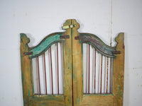 Pair of Vintage Indian Garden Dog Gates