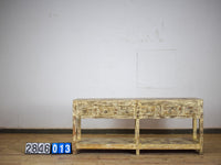 Vintage Solid Wood Rustic Sideboard Cupboard Drawers