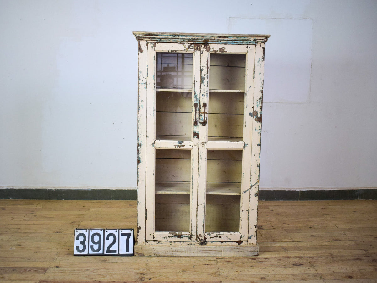 Vintage Wooden Rustic Cupboard Cabinet
