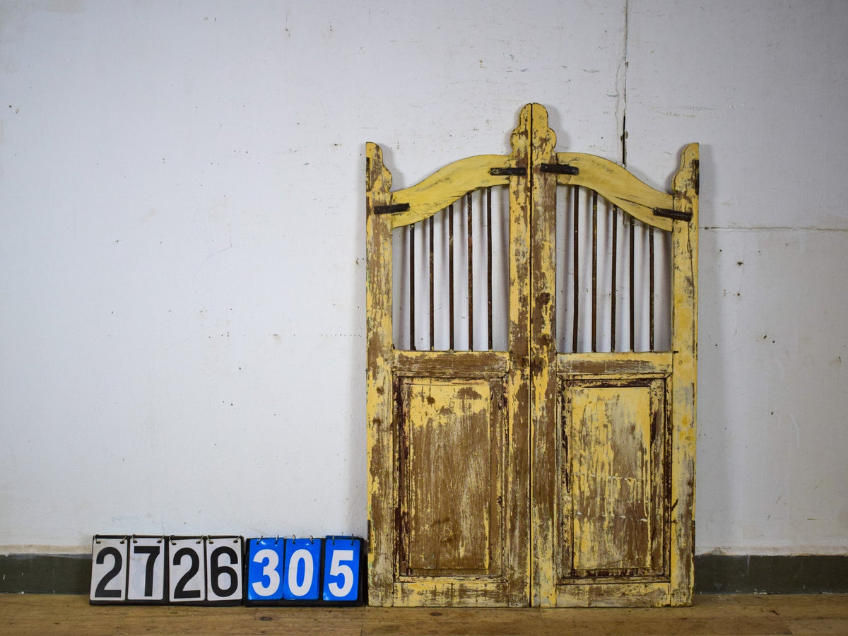 Pair of Vintage Indian Garden Dog Gates
