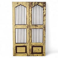 Pair of Antique Vintage Indian Doors Shutters