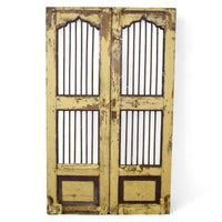 Pair of Antique Vintage Indian Doors Shutters