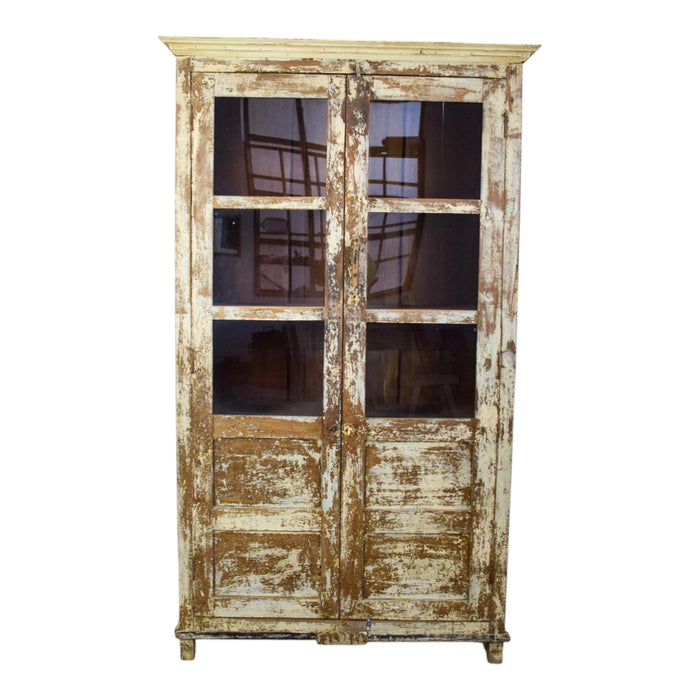 Vintage Wooden Rustic Cupboard Cabinet