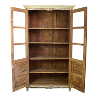 Vintage Wooden Rustic Cupboard Cabinet