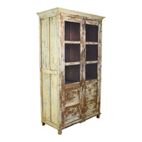 Vintage Wooden Rustic Cupboard Cabinet