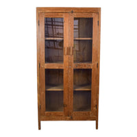 Vintage Wooden Rustic Cupboard Cabinet