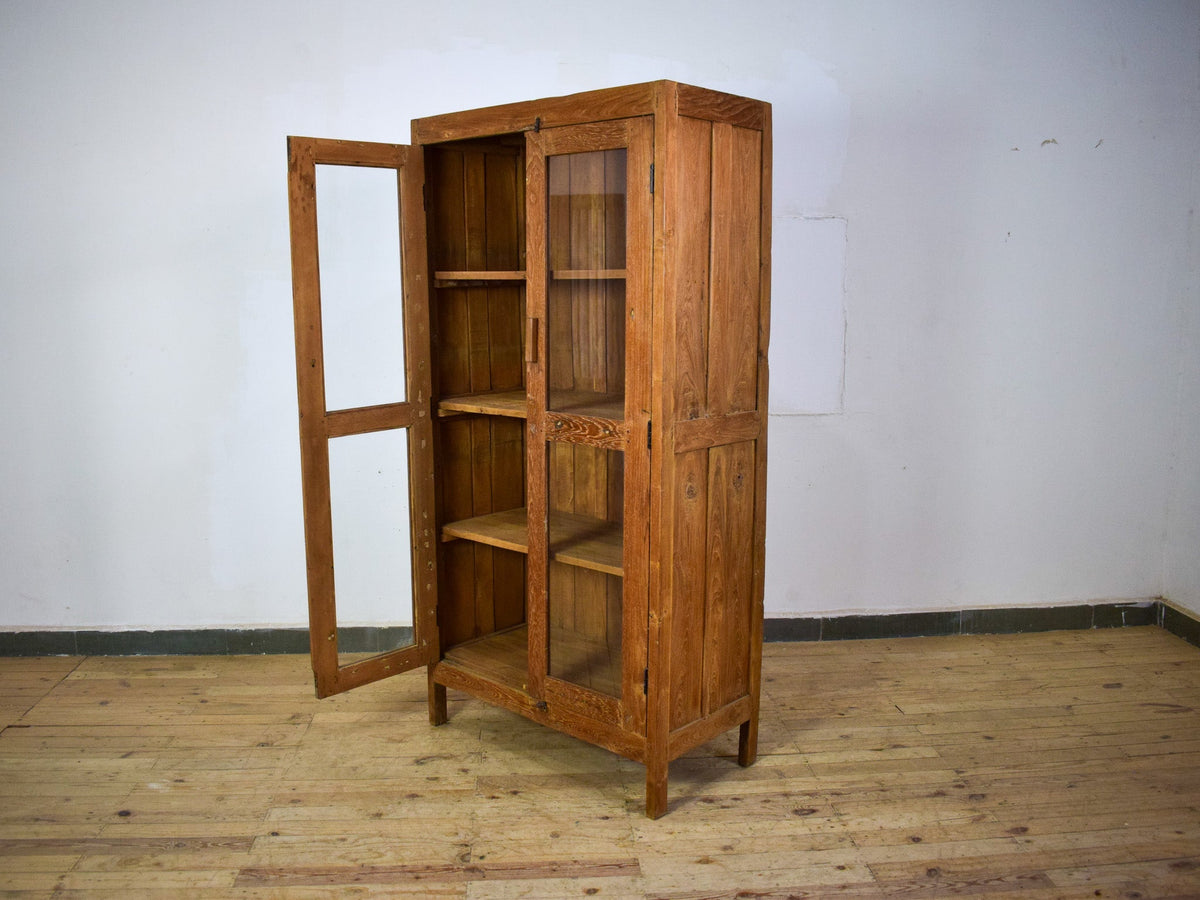 Vintage Wooden Rustic Cupboard Cabinet