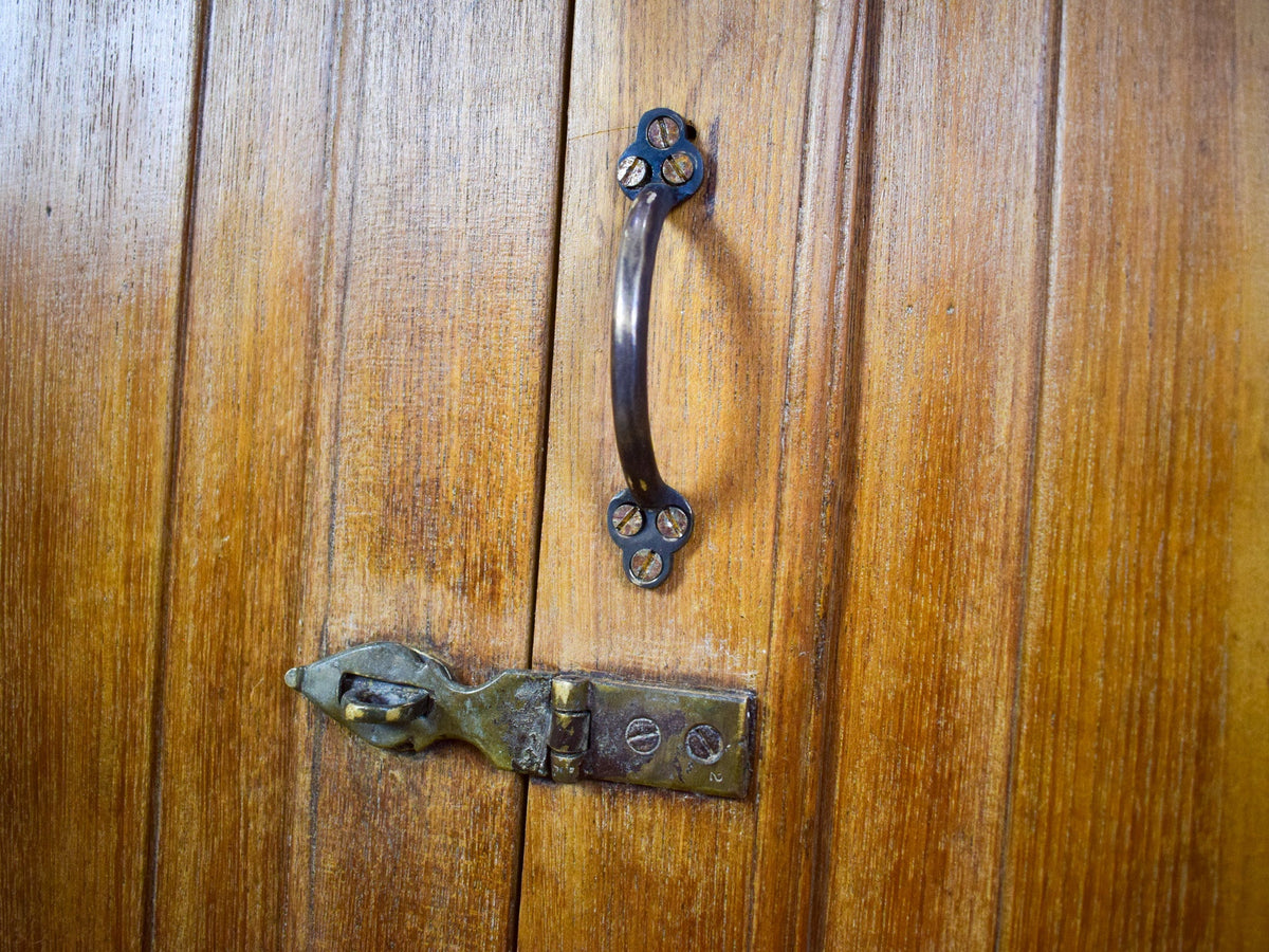 Vintage Rustic Wooden Cupboard Cabinet
