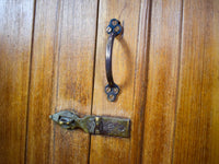 Vintage Rustic Wooden Cupboard Cabinet