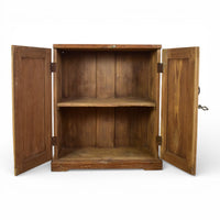 Vintage Rustic Wooden Cupboard Cabinet