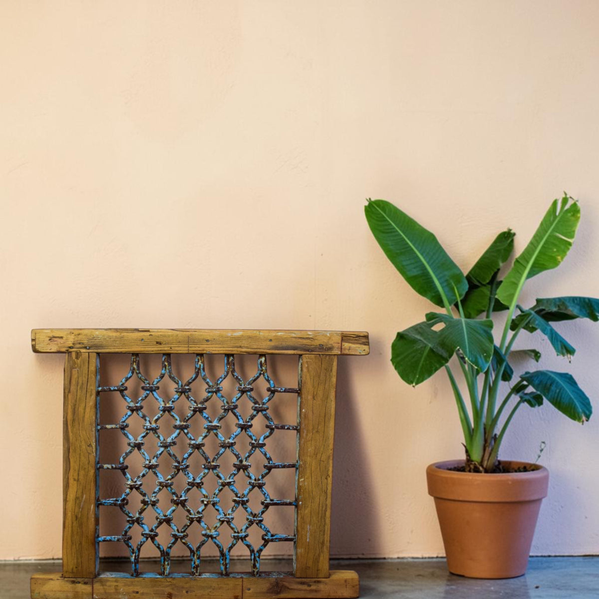 Vintage Indian jali window frame. Price includes VAT.