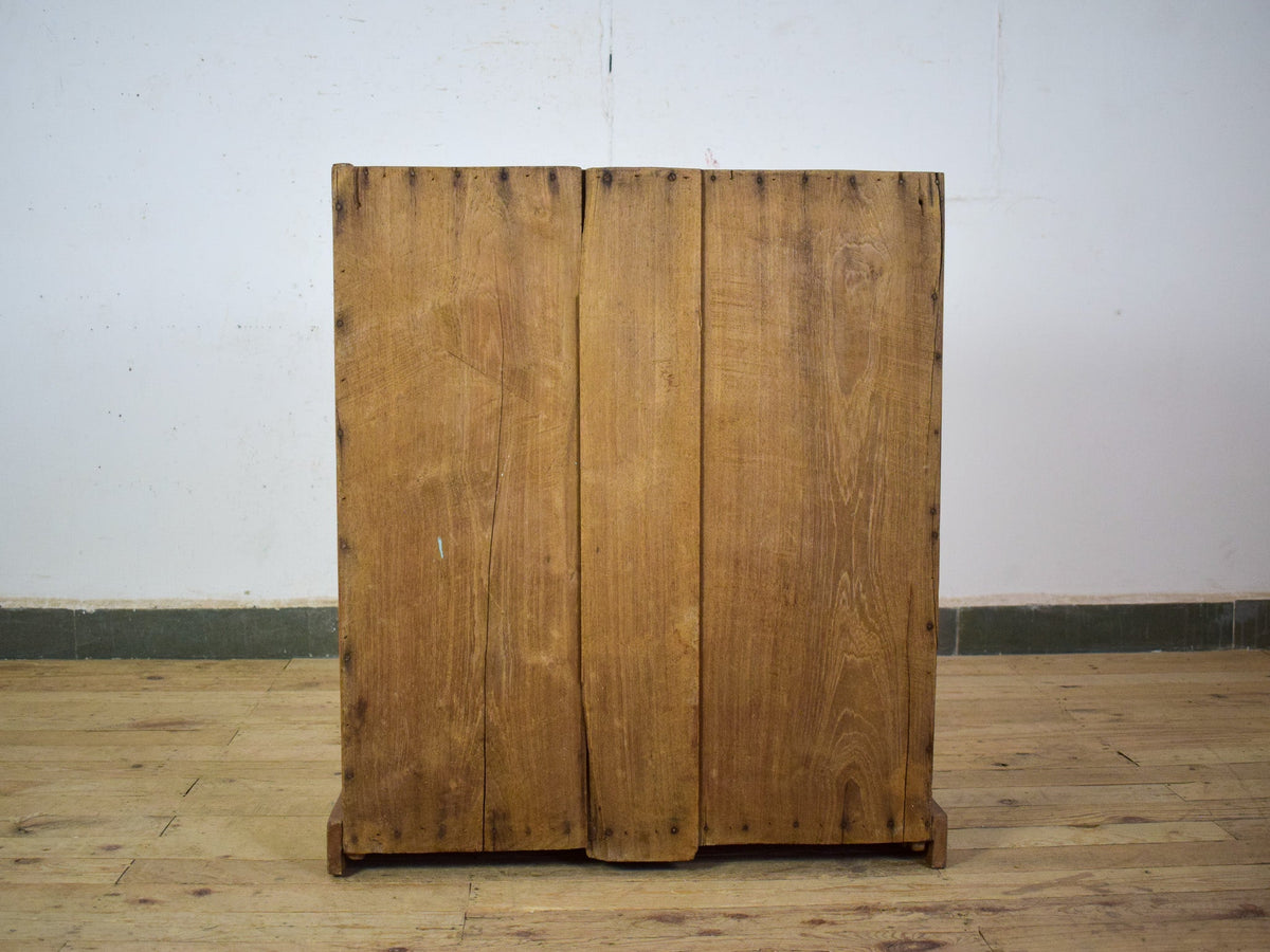 Vintage Rustic Wooden Cupboard Cabinet