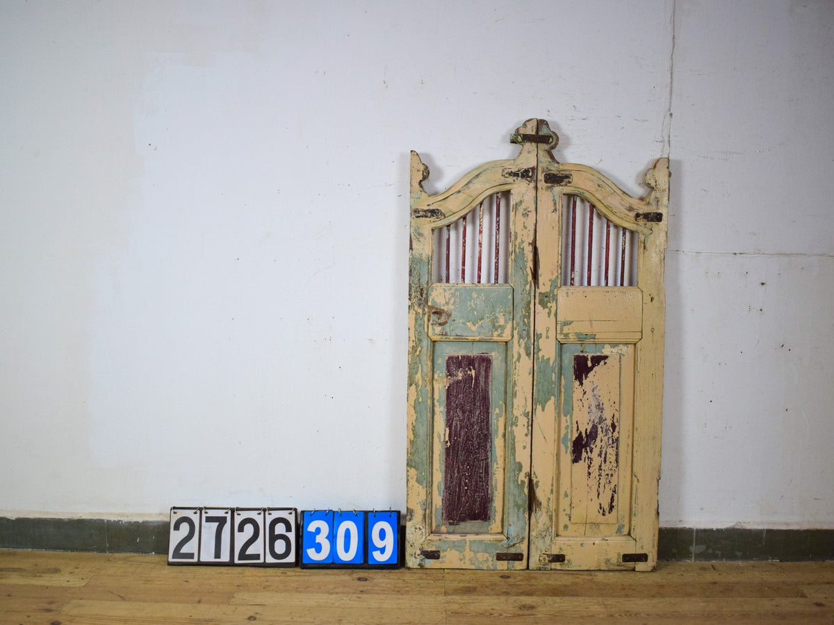 Pair of Vintage Indian Garden Dog Gates