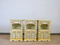 Hand Painted Reclaimed Bedside Cabinet Cupboard