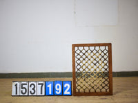 Vintage Wooden Iron Metal Indian Jali Window Frame
