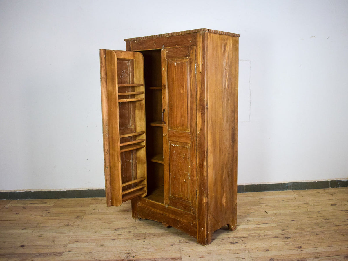 Vintage Wooden Rustic Fitted Interior Cupboard Cabinet