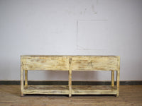 Vintage Solid Wood Rustic Sideboard Cupboard Drawers