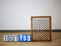 Vintage Wooden Iron Metal Indian Jali Window Frame