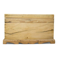 Vintage Bleached Wooden Chest Box Coffee Table