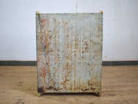 Vintage Rustic Bleached Wood Housekeepers Cupboard Cabinet Storage