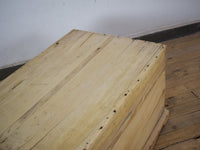 Vintage Bleached Wooden Chest Box Coffee Table