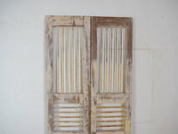 Pair of Antique Vintage Indian Doors Shutters